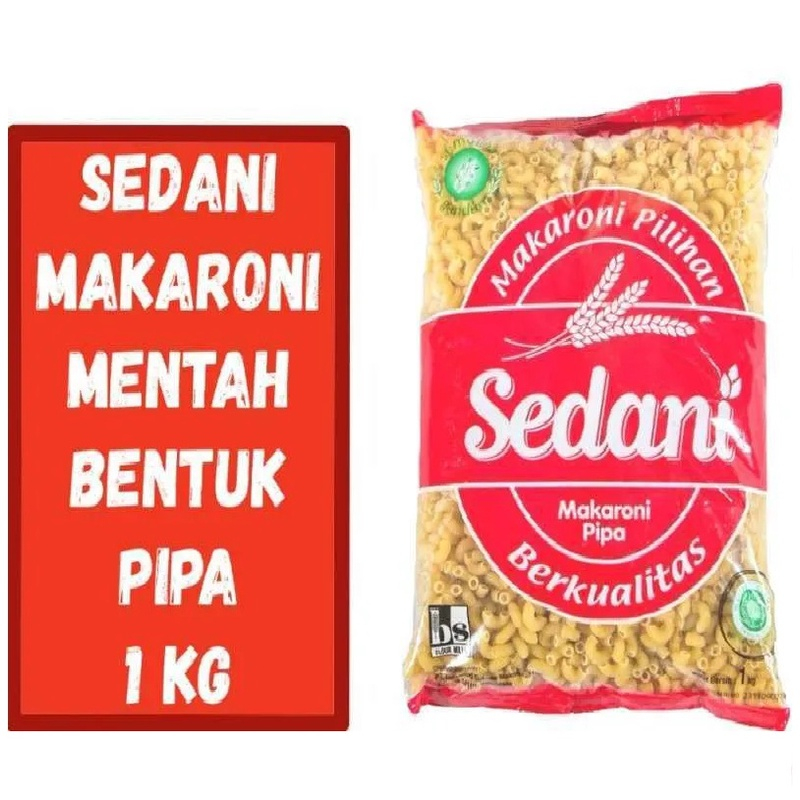 

Makaroni Pipa Sedani 1 Kg - Sedani Pasta Makaroni Bentuk Pipa 1 Kg