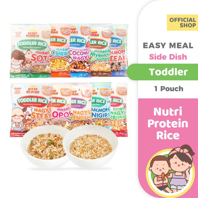 

Resep Roemah Nasi Tim NutriProtein/Toddler dan Kids. Nutriprotein rice/ no MSG dan pengawet