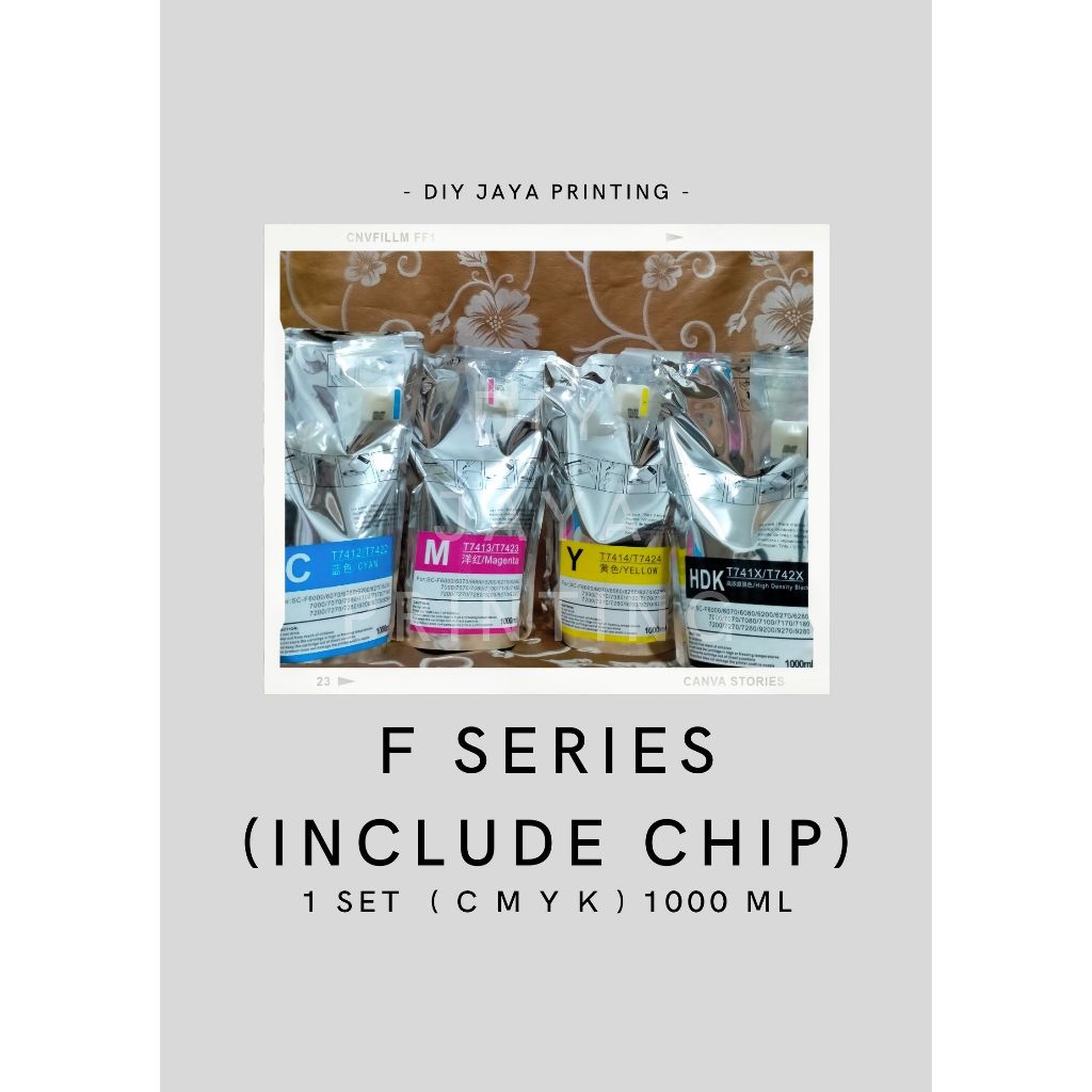 TINTA F SERIES INCLUDE CHIP F6270 1LTR