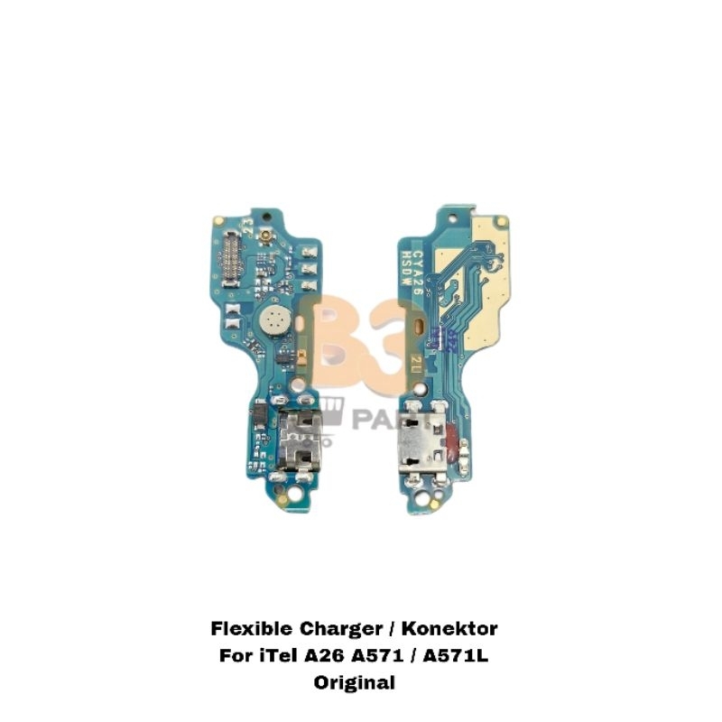 Flexible Charger Konektor / Papan Cas Pcb iTel A26 A571 / A571L Original