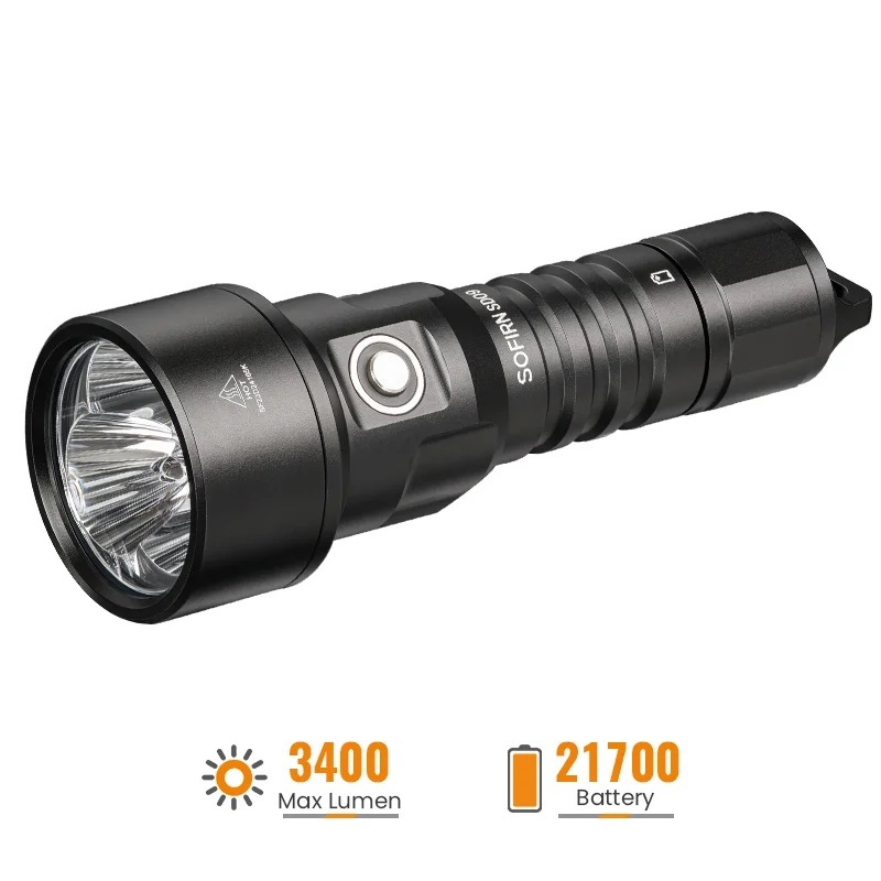 SOFIRN SD09 3xSST40 3400 lumens Scuba Diving Flashlight Senter Selam