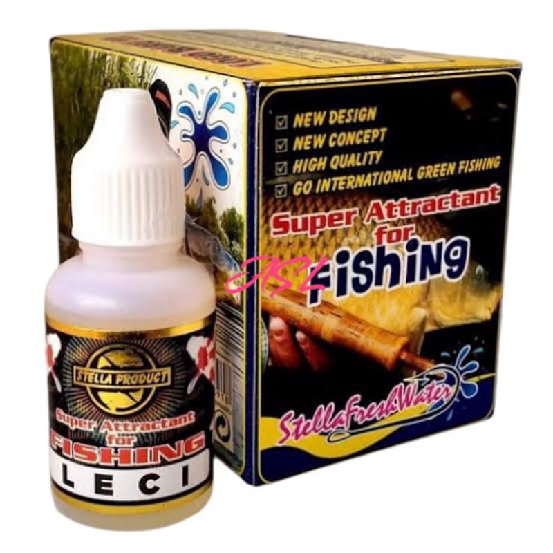 Essen Stella lecy Biang Murni 30 ml 30ml Aroma lecy  Esen Pancing Essen ikan Kemasan Botol 30 mili S