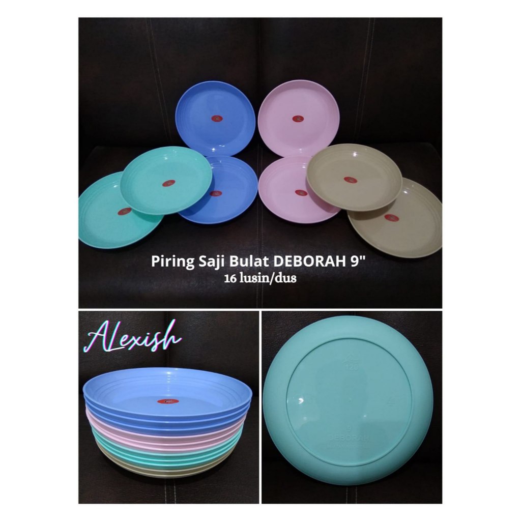 AFF TSSJ PIRING SAJI DEBORAH  PIRING PLASTIK PIRING ANTI PECAH PIRING OVAL SERBAGUNA