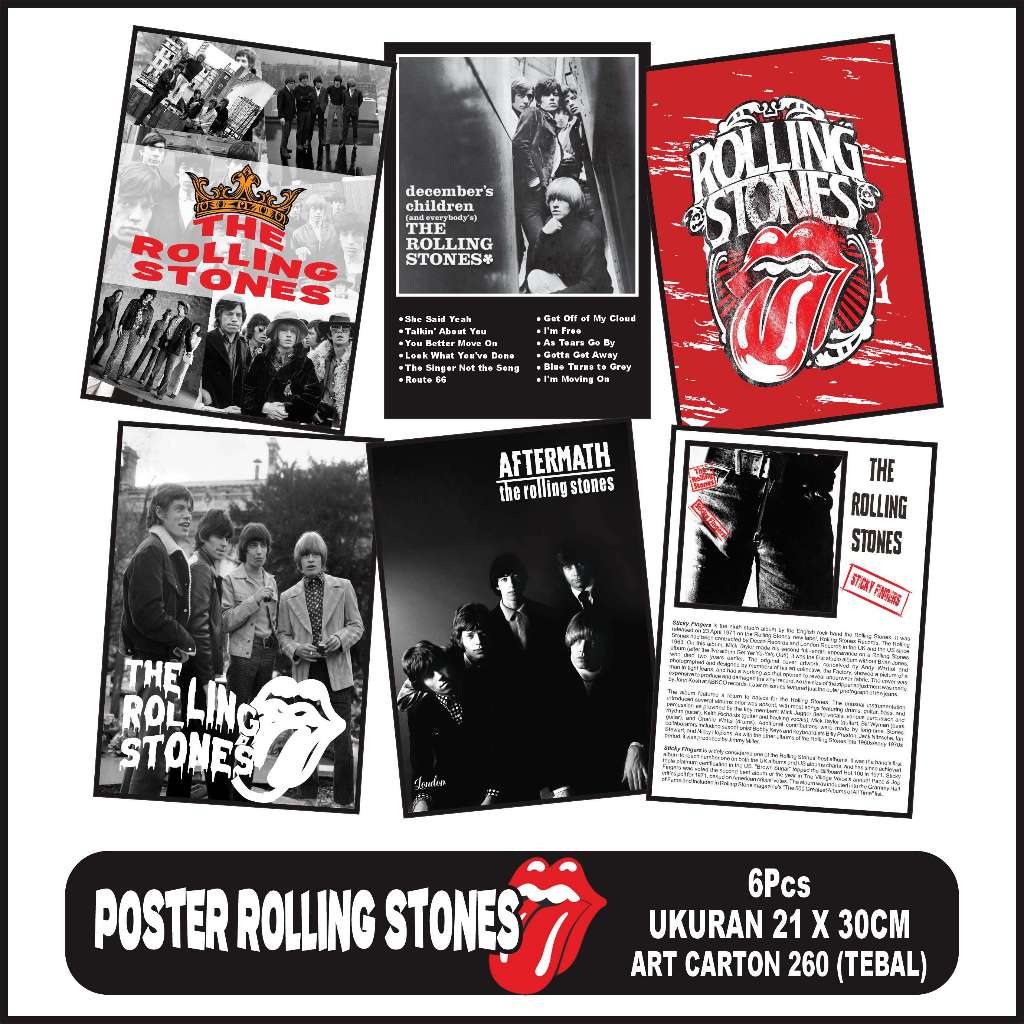 Poster Band Rolling Stones