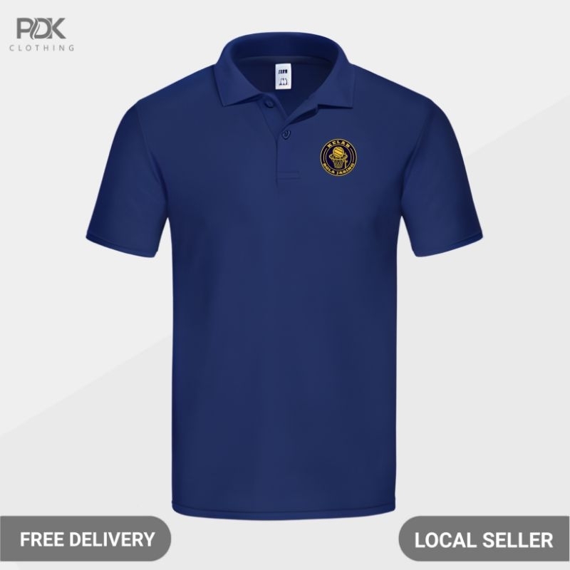 Polo shirt Pria Baju Kaos Kerah Kelab Bola Jaring