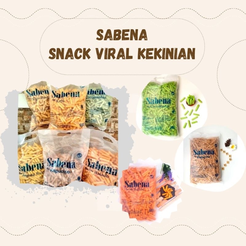 

SABENA STICK 340g ANEKA RASA BALADO KEJU PANDAN CAPUCINO DLL