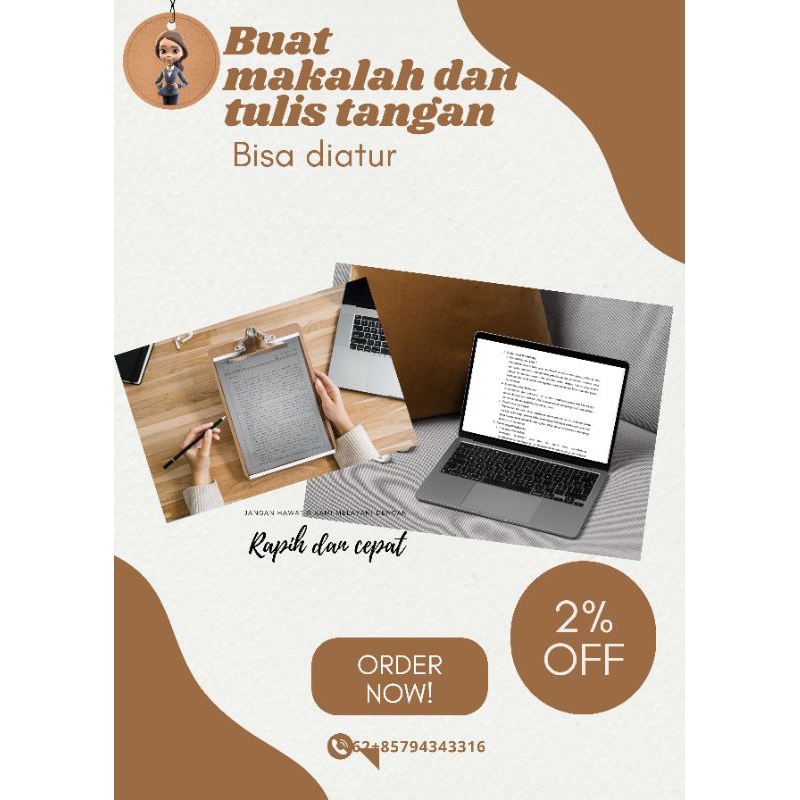 

Buat makalah dan tulis tangan rapih dan cepat