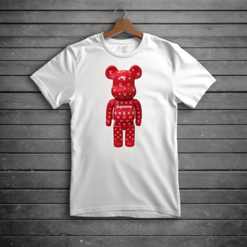 KAOS ANAK DEWASA BEARBRICK PUTIH