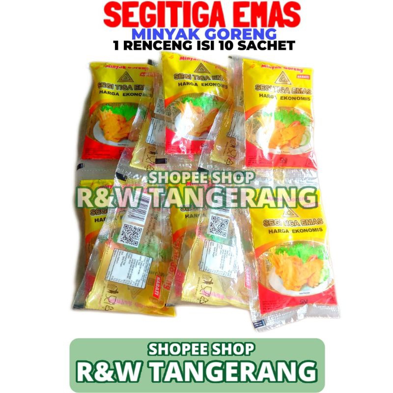 

Segitiga Emas Minyak Rencengan Isi 10 Sachet X 30 ML