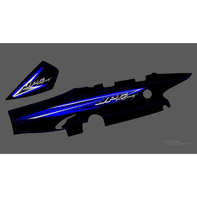 striping variasi fiz r custom biru 2024