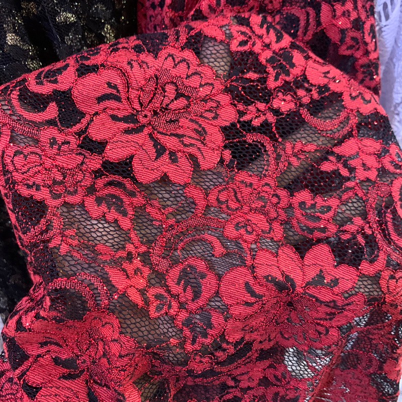 kain brokat glitter semi prancis - kain brukat semi prancis - kain brukat glitter - kain brokat prem