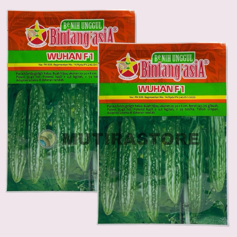 benih pare Wuhan F1 isi 10 gram bintang Asia