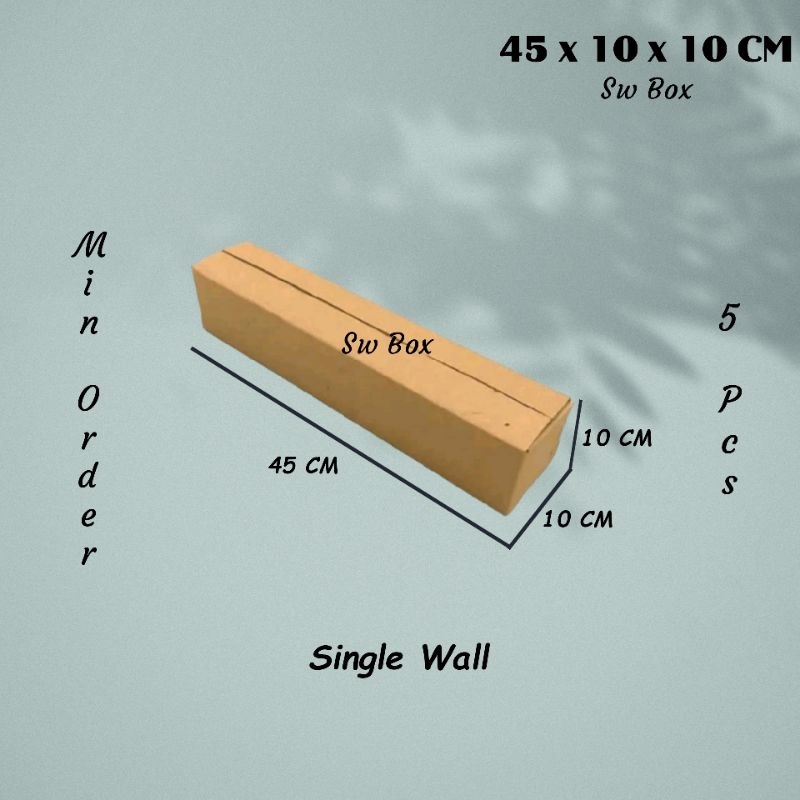

Kardus Ukuran 45x10x10 CM Box untuk packing ST