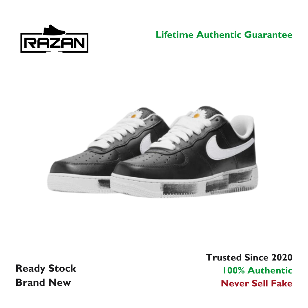 Air Force 1 Low G-Dragon Peaceminusone Paranoise Black 1.0 100% Authentic Original