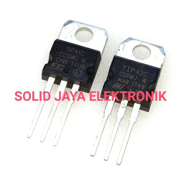 MURAHMERIAH TRANSISTOR TIP41 TIP42 TR FINAL TIP 41 TIP 42 TRANSISTOR FINAL POWER AMPLIFIER 1 SET ORI