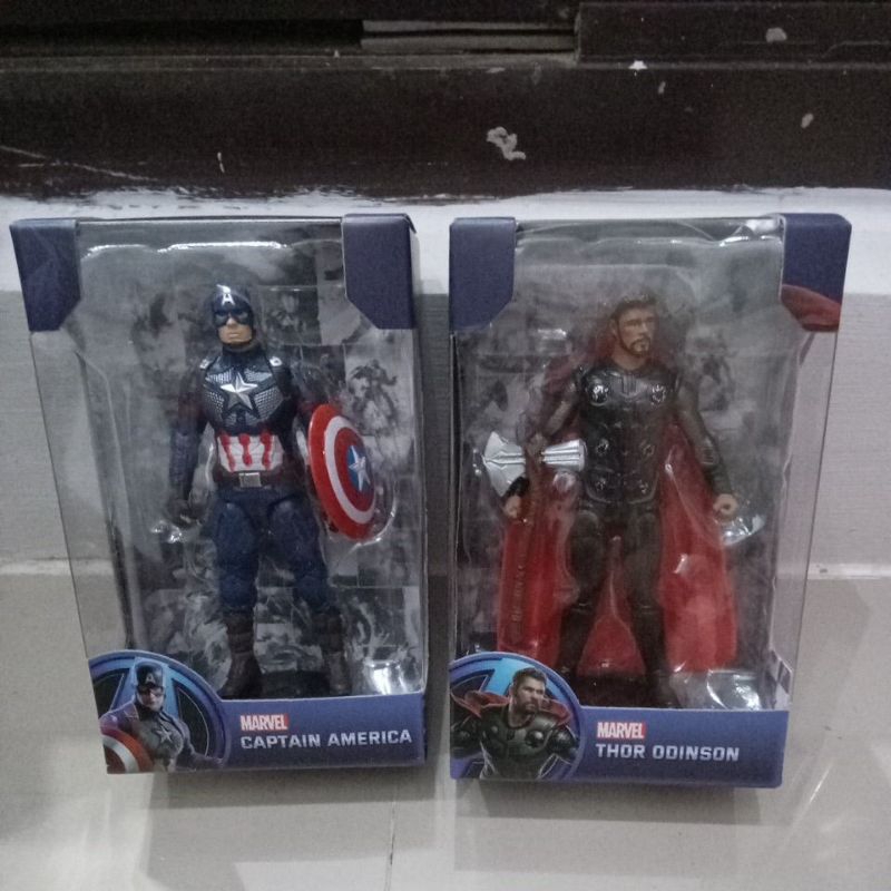 captain america/thor zd toys marvel 4 inch