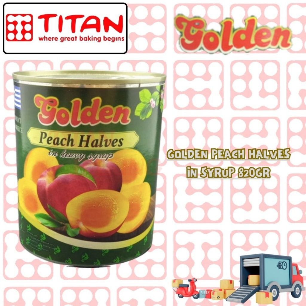 

GOLDEN PEACH HALVES IN SYRUP 820GR