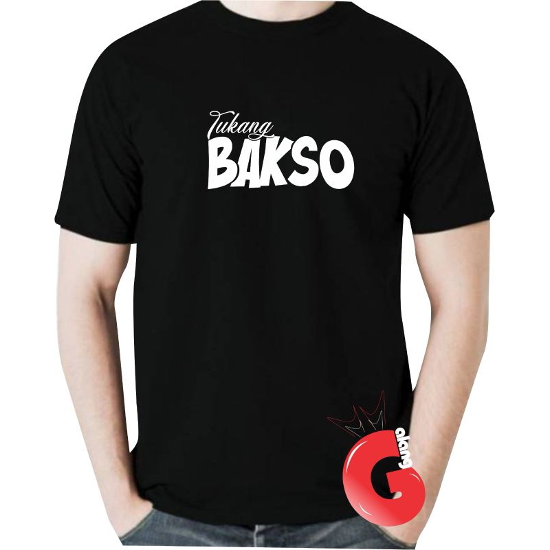 KAOS TUKANG BAKSO PRIA DEWASA/T-SHIRT KAOS TULANG BAKSO