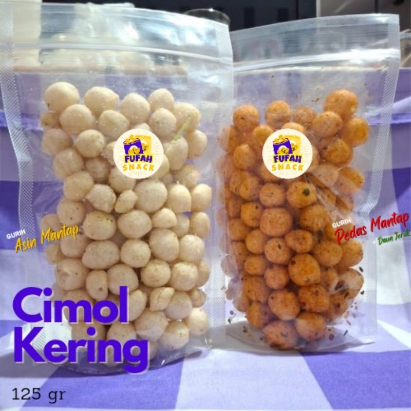 

Cimol Kering Asin/Pedas Gurih Mantap