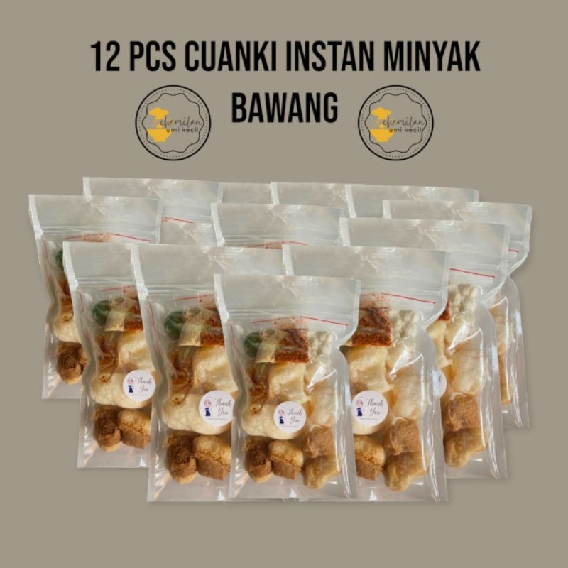 

PAKET USAHA 12 BUNGKUS CUANKI INSTAN|MINYAKBAWANG