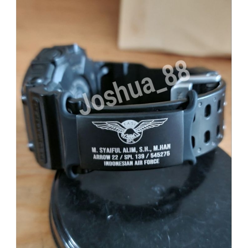 Tag Id Watch/Tag Patriot Id Custom Ukir Logo Wing FASI Angkatan Udara Bisa Ukir Nama Logo Sendiri