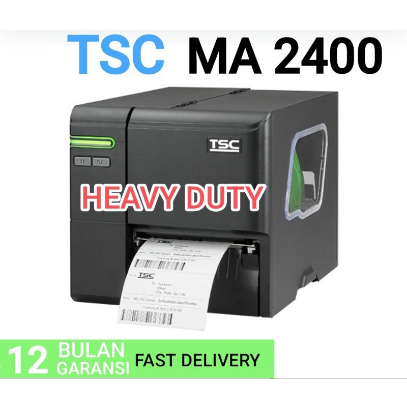 TSC MA2400 Series MA2400/ML2400 Compact Industrial Barcode Printer