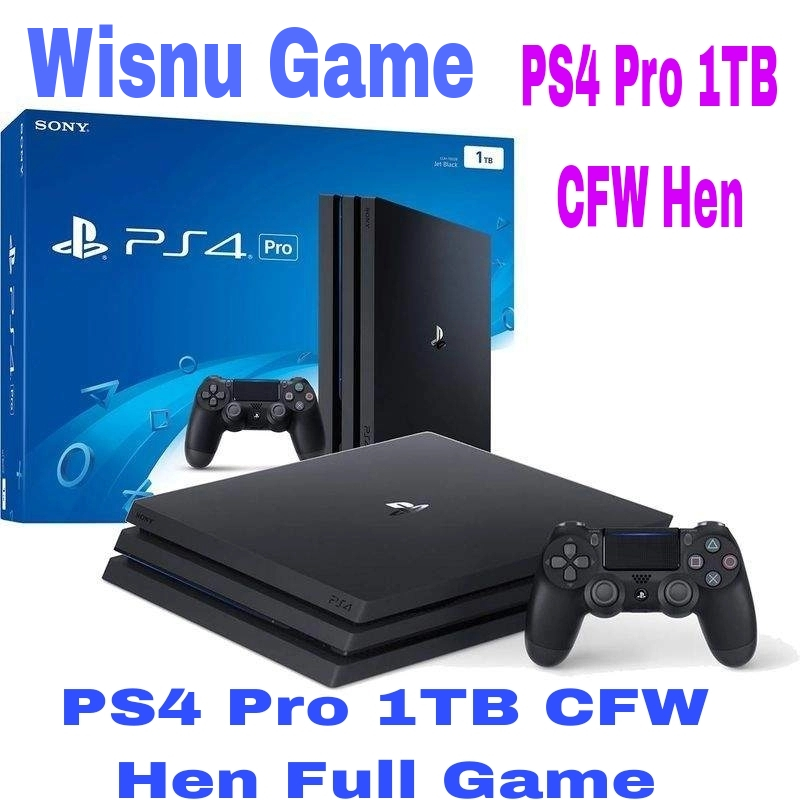 PS4 Pro 1TB CFW Hen Full Game Playstation 4 Pro CFW Hen Full Game