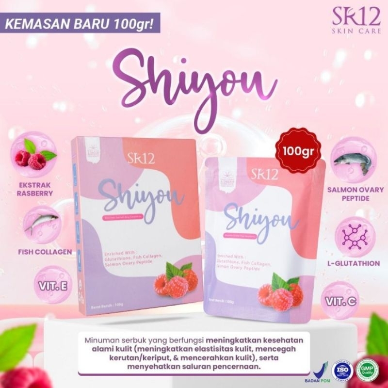 

shiyou SR12 minuman colagen pemutih badan BPOM