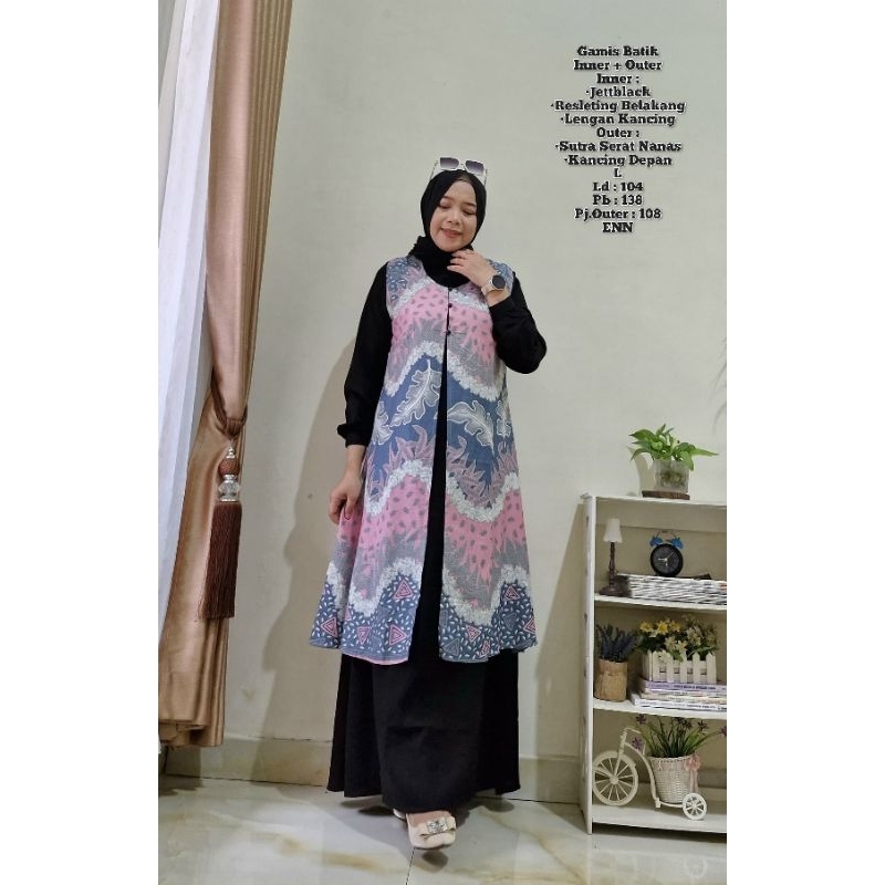 Gamis Lidya Batik