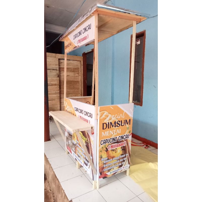MEJA LIPAT KEKINIAN /BOTH PORTABLE MURAH /NGKRINGAN DAGANG MURAH