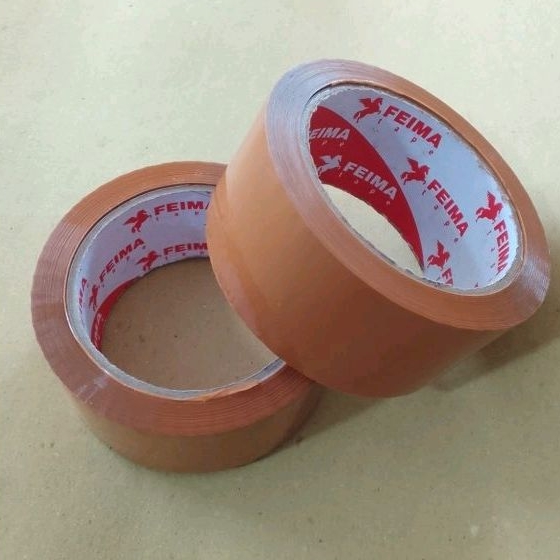 

LAKBAN WARNA COKLAT UKURAN 2 INCHI MERK FEIMA