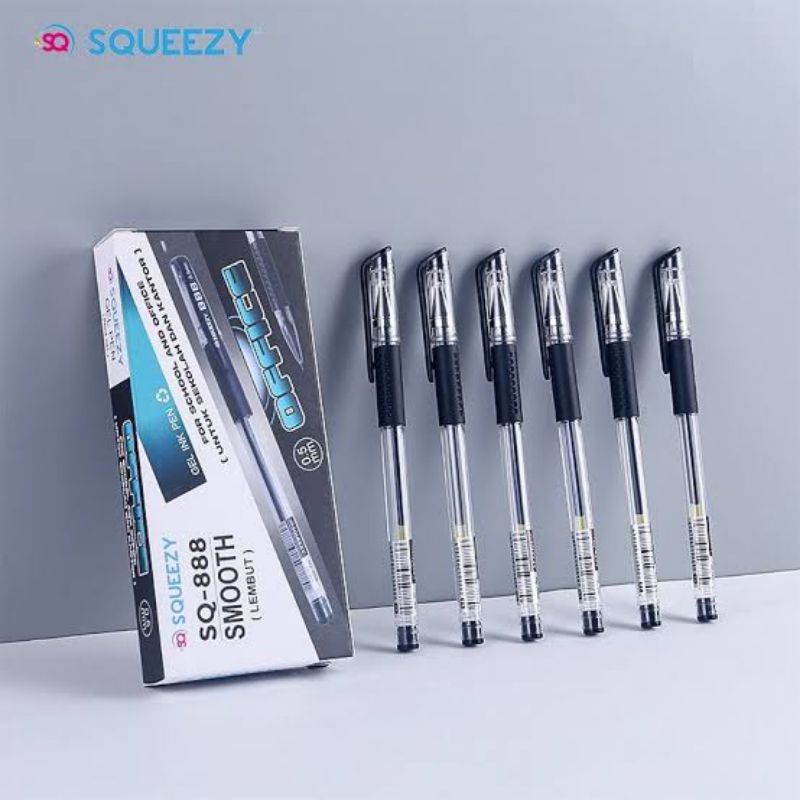 

Gel Ink Pen Squeezy Smooth Office SQ-888