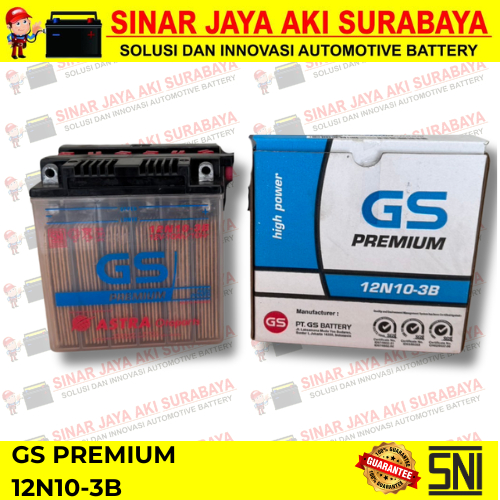 GS ASTRA 12N10 3B 12V 10AH PIAGGIO PX 150 200 EMERGENCY LAMP MERCY GENSET STRUM IKAN THUNDER 250