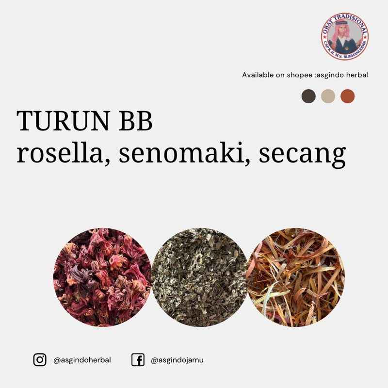 

TURUN BB ( rosella, senomaki, secang) MELAYANI COD