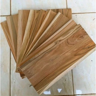 Papan kayu media lukis papan kayu jati asli perhutani 1,5cm sudah halus ukuran 15x10x1,5cm