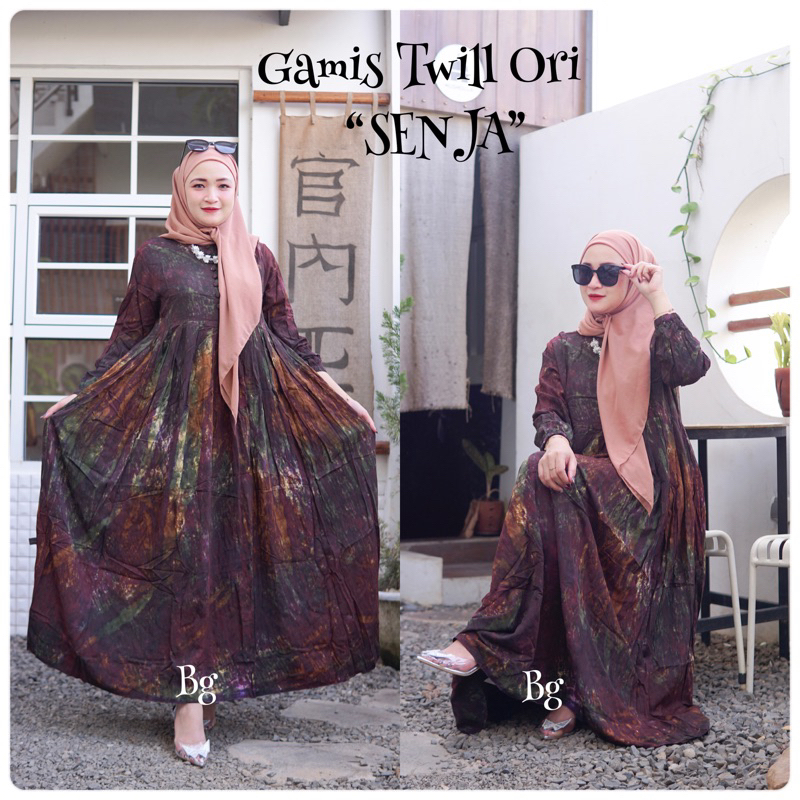 Gamis Twill Ori Senja bg collection