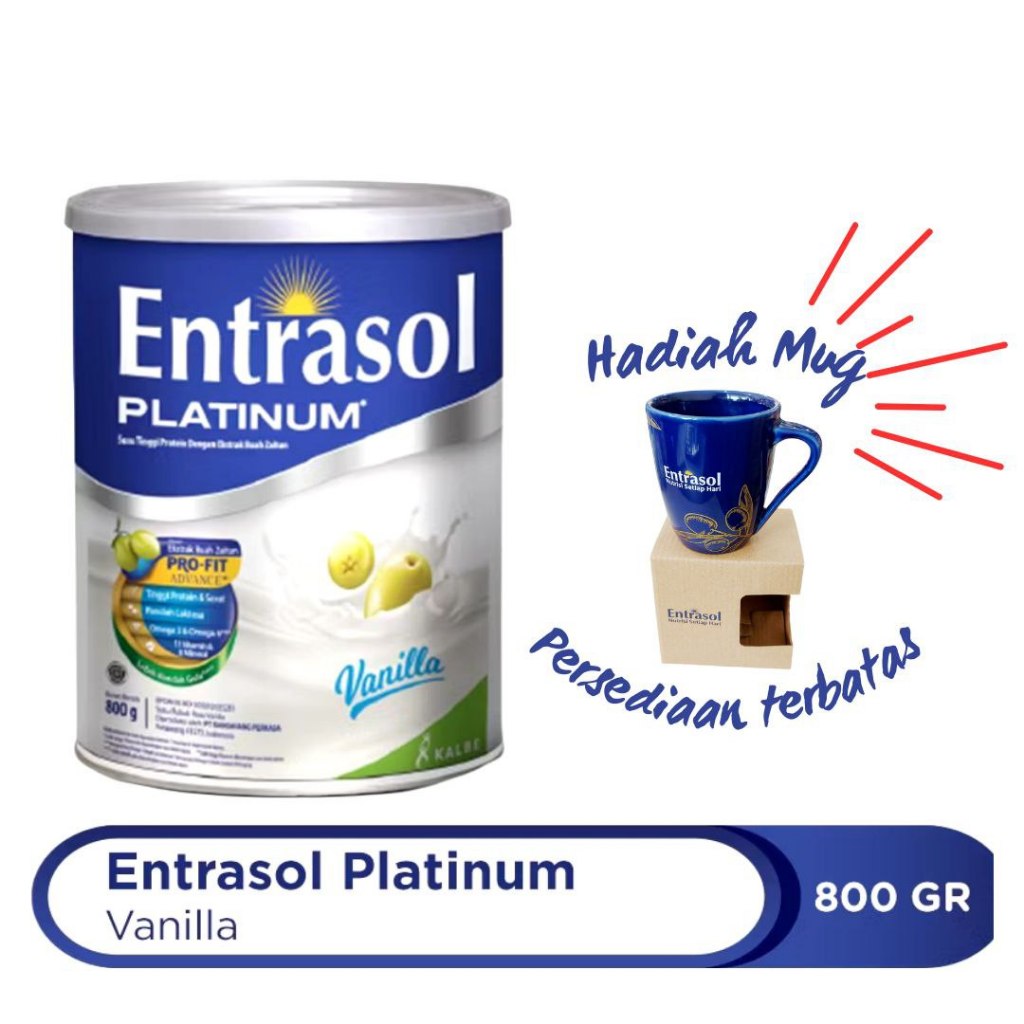 

ENTRASOL PLATINUM VANILLA 800 G