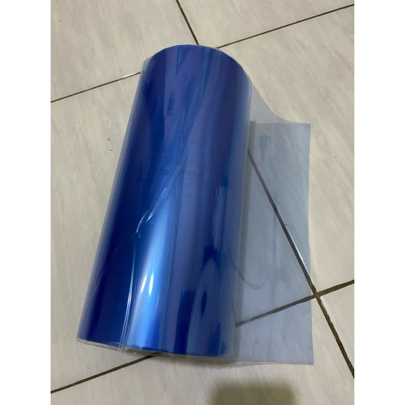 stiker skotlet hybrid biru muda buat mika lampu motor dan mobil