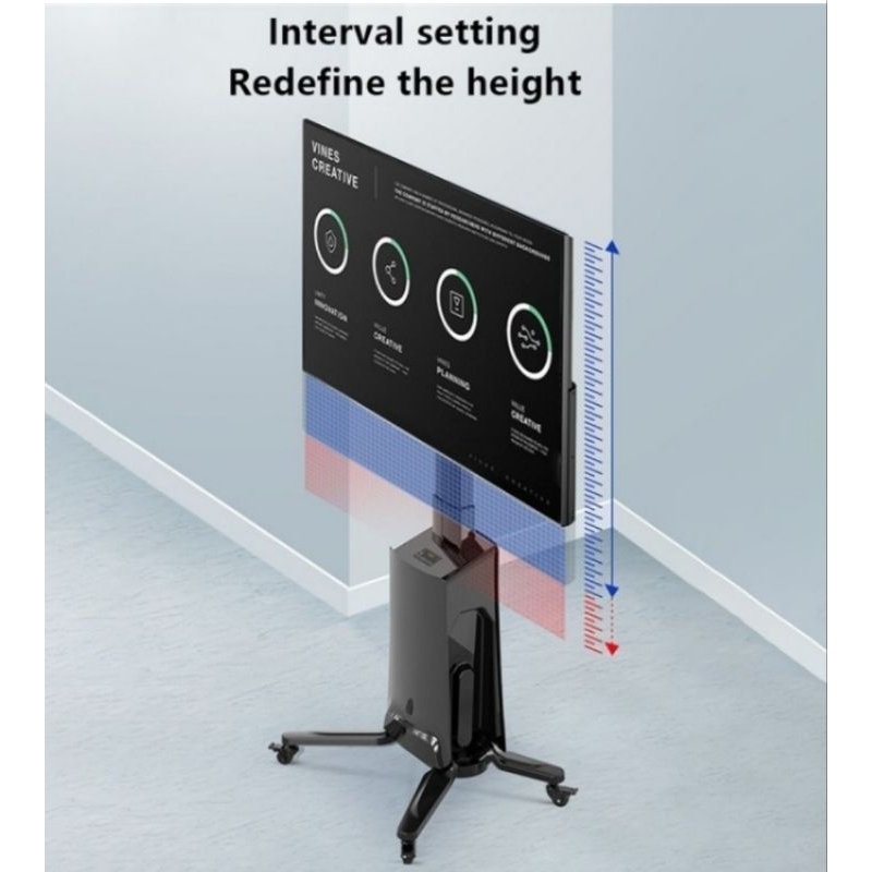 bracket standing tv, standing bracket tv, bracket stand tv 43 - 85 inch electric adjustable NB North