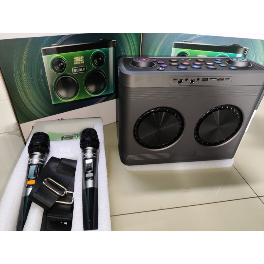 SODLK S1368 Portable Outdoor Karaoke Bluetooth Speaker 320W RMS