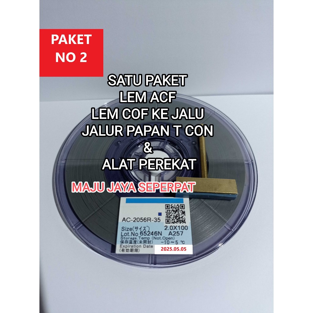 PAKET - Mata Solder T Plus Teflon Karet Alat Service LCD LED TV & Laptop + LEM TCON