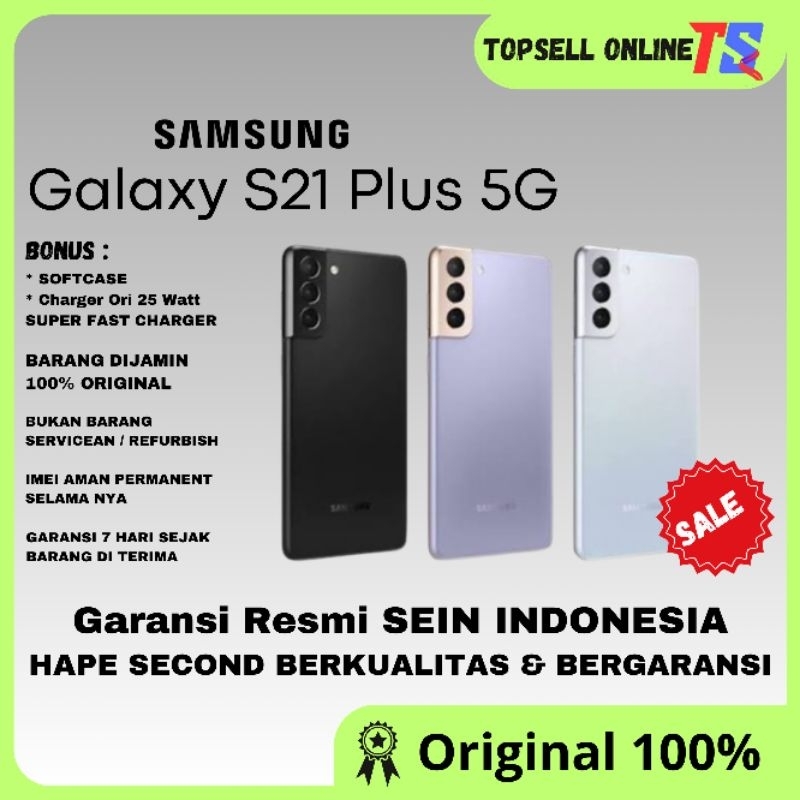 Samsung Galaxy S21 Plus 5G 8/128 Second Mulus Garansi Resmi Samsung Sein