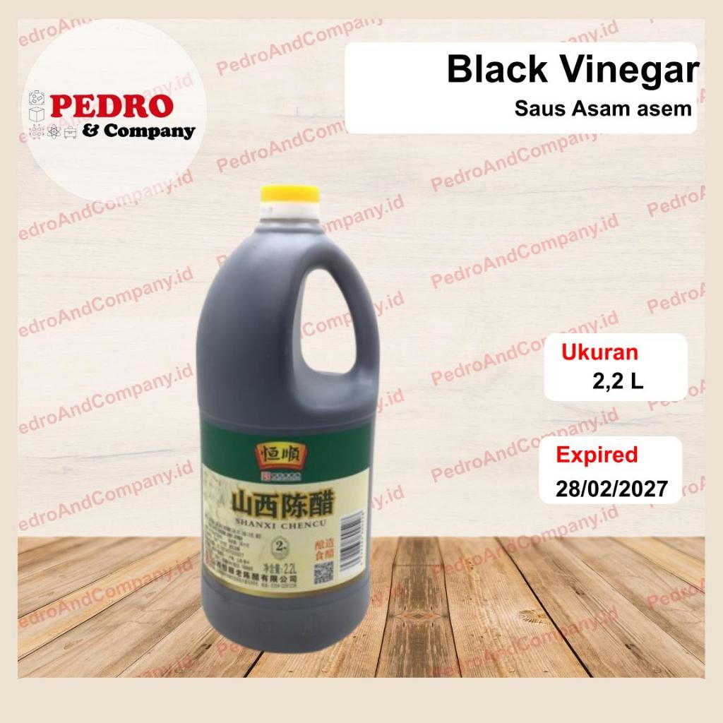 

Heng Shun Shanxi Chencu BLACK VINEGAR CUKA HITAM 2.2L jerigen kecil saus asam asem