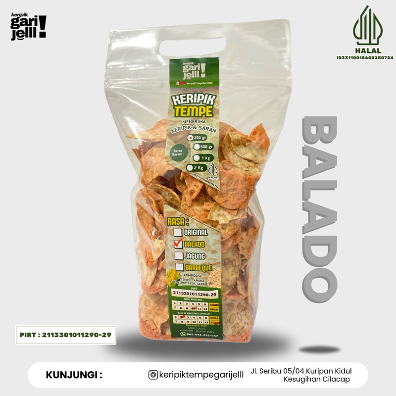 

Keripik Tempe Sagu Renyah