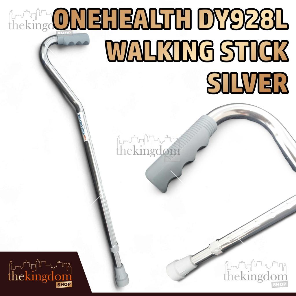 Onehealth DY928L KY928L Walking Stick Silver Tongkat Orang Tua Kaki Satu DY928 KY928 Alat Bantu Jala