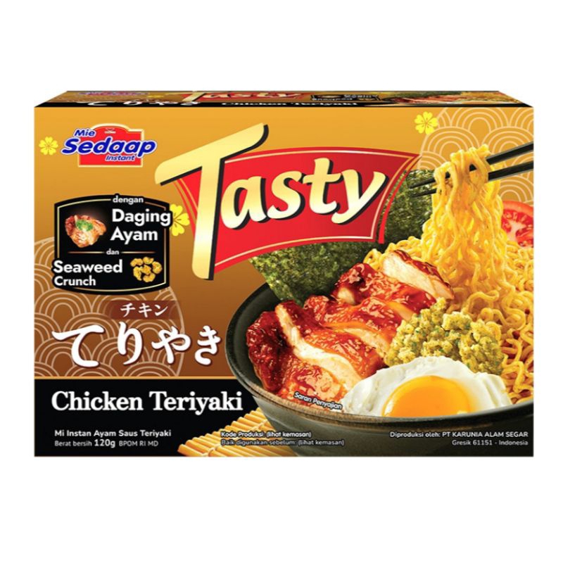 

Sedaap Tasty Mi Instan Ayam Saus Teriyaki 120 g