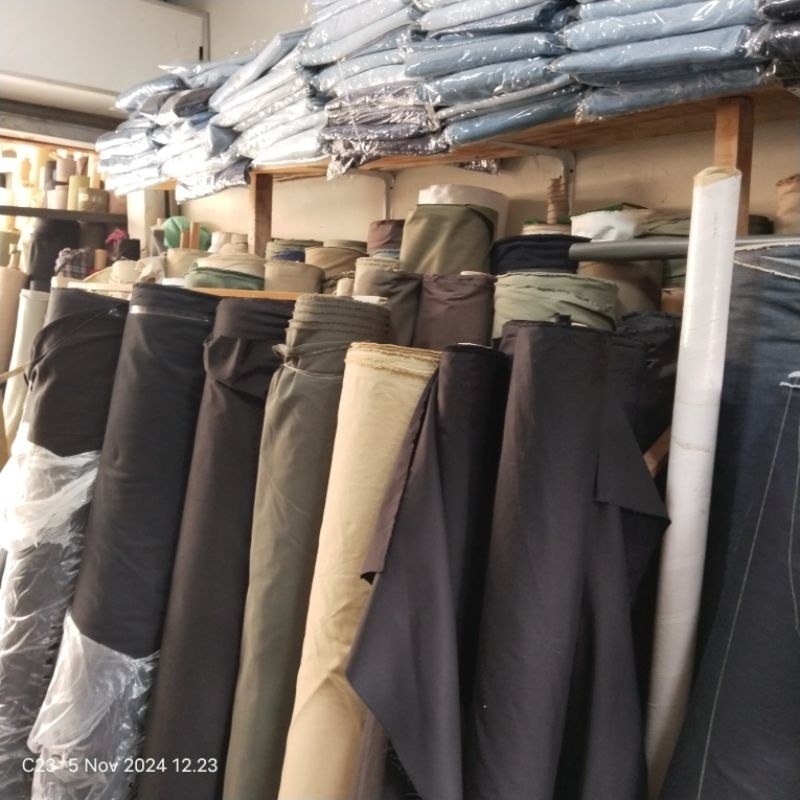 HARGA/1 CELANA /125 CM - BAHAN CHINOS NON STRETCH - KAIN CHINOS - KAIN TWILL PREMIUM - BAHAN CELANA