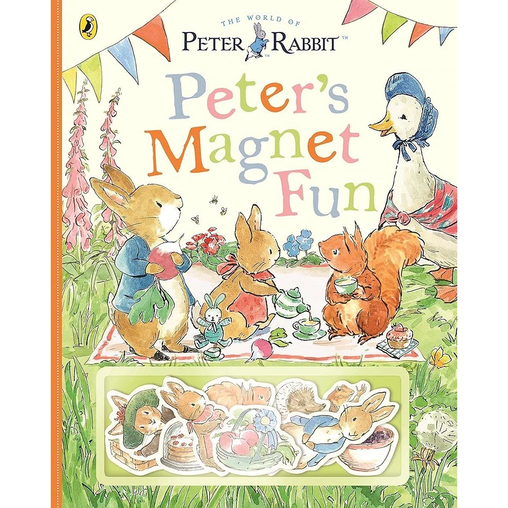 Peter Rabbit: Peter's Magnet Fun - Board book with magnet