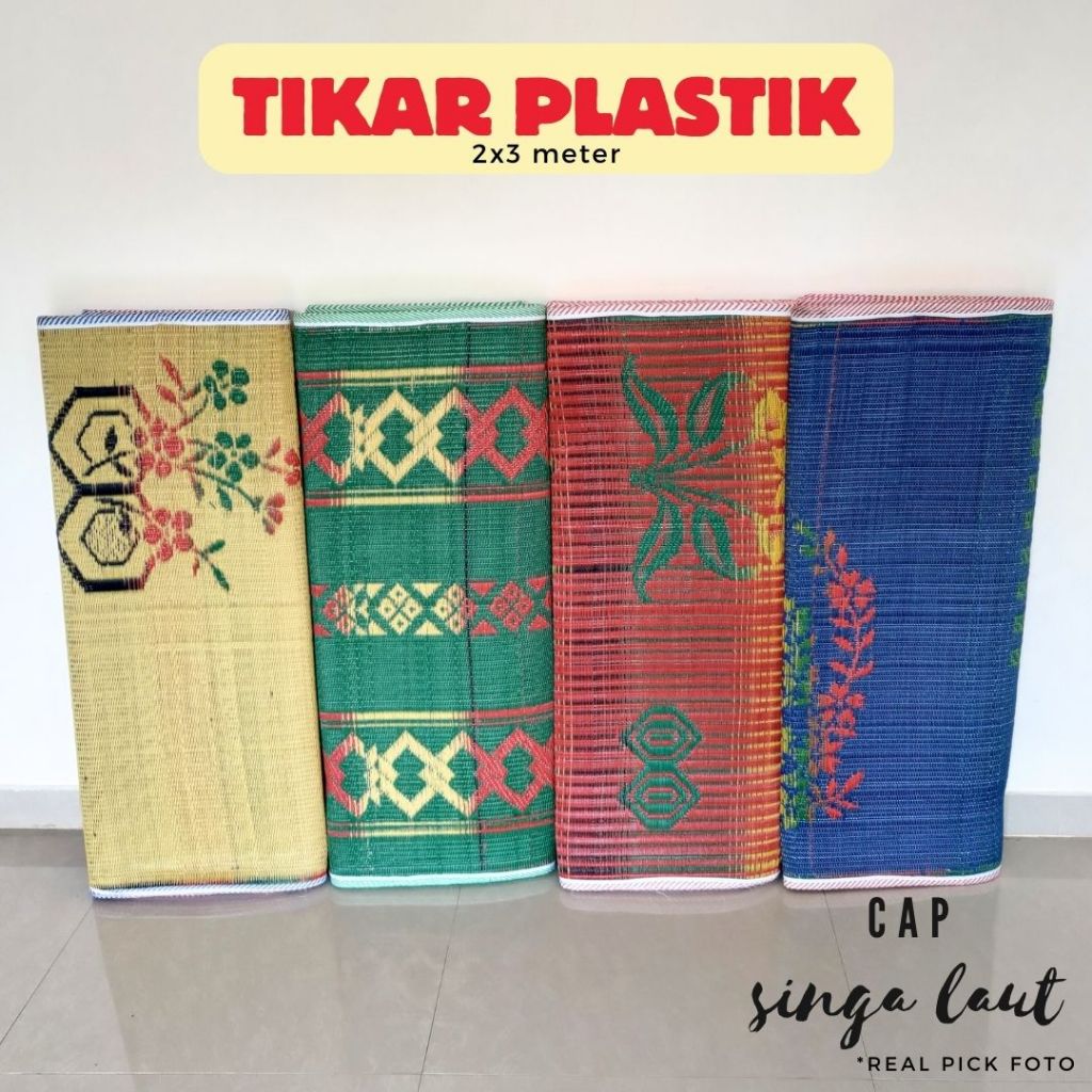 Tiker Lantai Singa Laut Ukuran 2x3 Meter Bahan Plastik Anti air