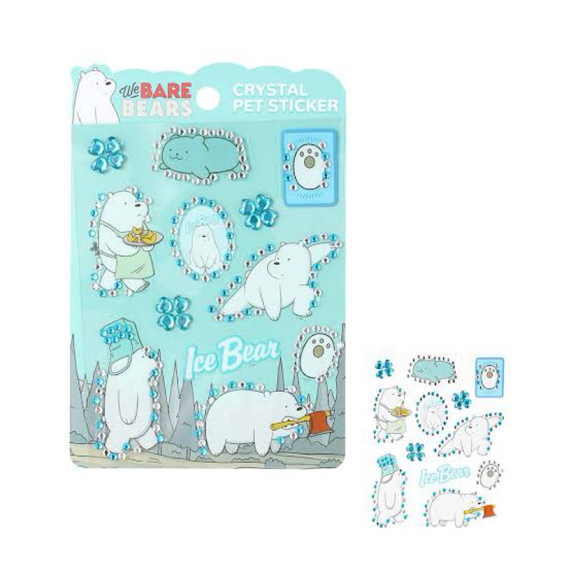 

Miniso We Bare Bears Gem Stikers /Miniso Stiker Beruang
